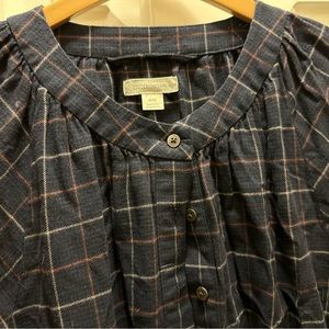 Outerknown cotton long-sleeve jumpsuit, size M